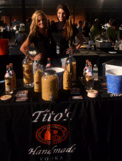 Titos Handmade Vodka came out to play during Taste the Difference.
