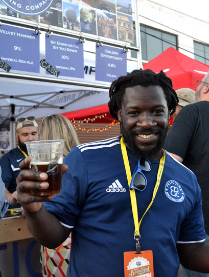 Legendary beer lover, creator and connoisseur, Jarrod Asberry was out and about supporting Peticolas Brewing.