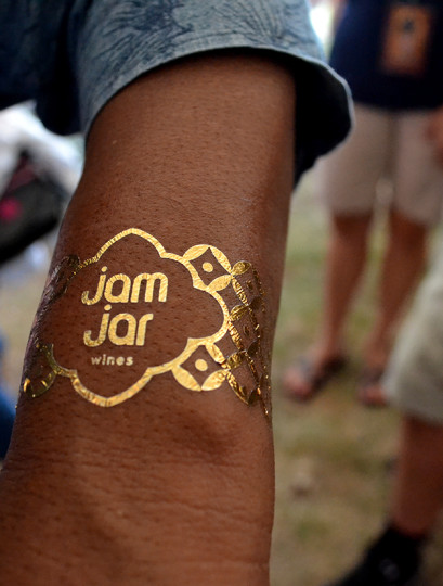 Loved these extra cool golden tatts from Jam Jar.