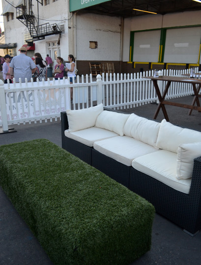 The very cool VIP seating area.