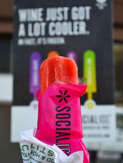 Social Ice brought along their boozy pops. The strawberry daiquiri one did not disappoint.