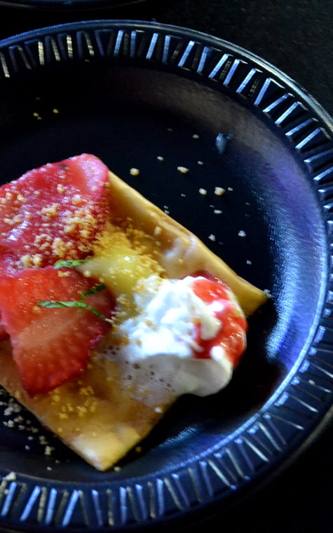 A littel tart crepe goodness from Whisk Crepes Cafe.