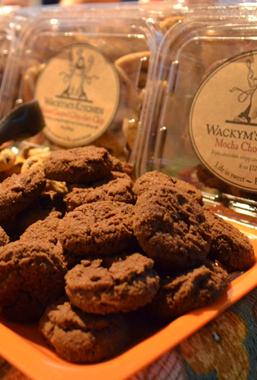 The infamous Wackym’s Kitchen Cookies which are made locally.
