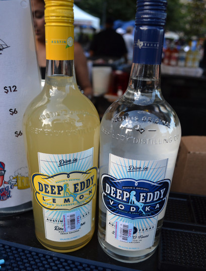 One of my favorite Texas Vodka’s, Austin’s very own Lemon and Original Deep Eddy’s.