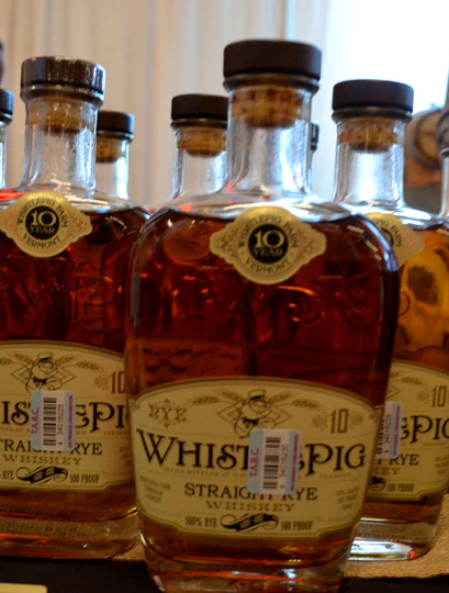 Whistle Pig Whiskey was smooth over ice.