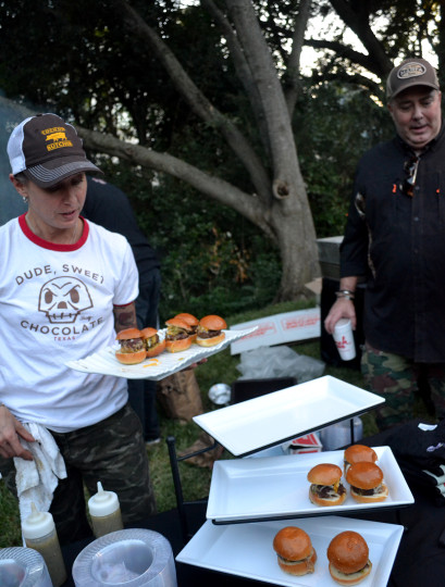 Couldn’t keep these delicous Kobe sliders coming fast enough at Chef Williamson’s table.