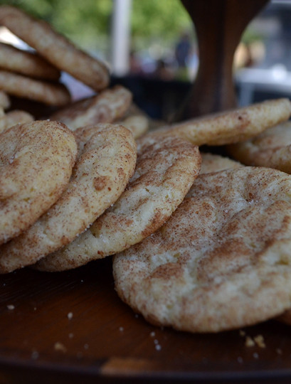 Snickerdoodles were soft and sweet without being too sweet.