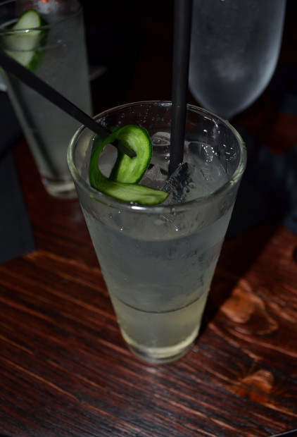 Summer friendly, Cucumber Chill is light on the palate. Made with fresh cucumber, lemon, lime and St Germain and Grey Goose, it’s easy to sip down three of these without looking.