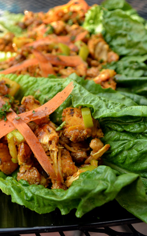 Without a doubt, some of the best, most filling chicken lettuce wraps ever.